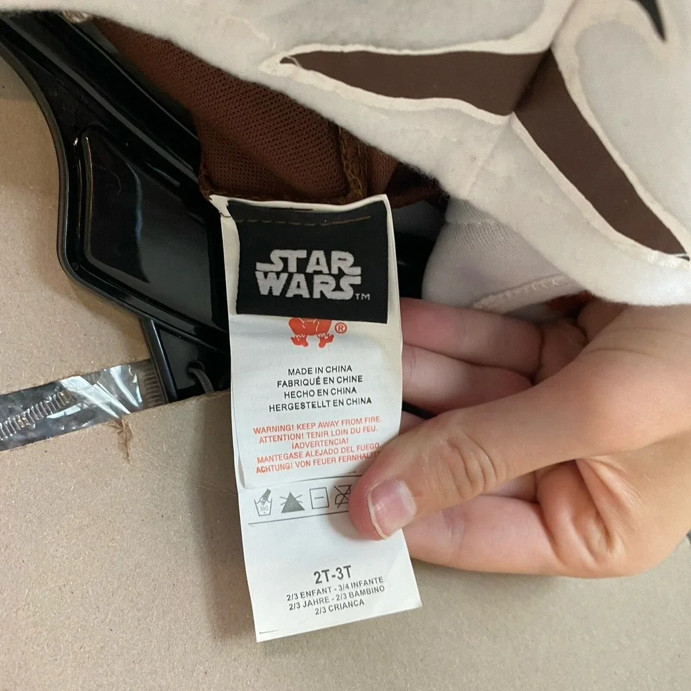 STAR WARS PORG Costume Toddler 2T 3T‎ Baby The Last Jedi Purim NEW Halloween - Picture 7 of 9